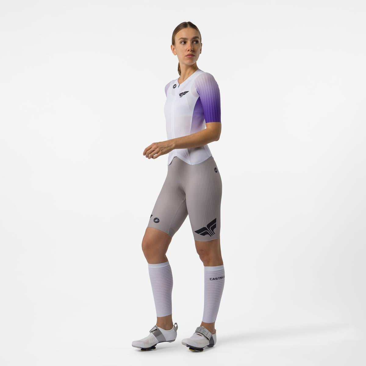 Trifonction triathlon Sanremo 3 TS blanc ultra violet femme | Castelli