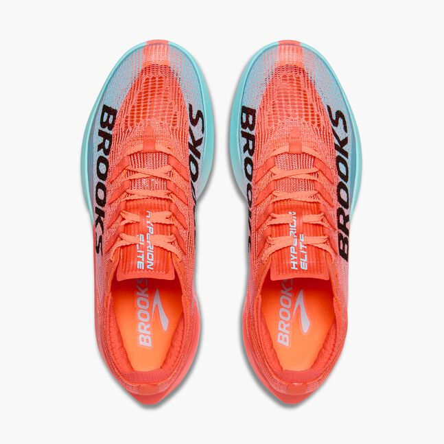 Brooks Hyperion Elite 4 Men Illusion Blue Coral Orange