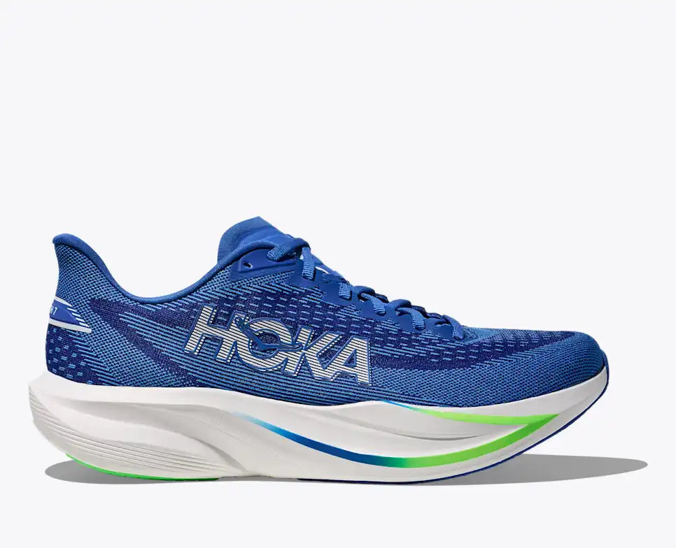 Hoka Mach 6 Men White Virtual Blue