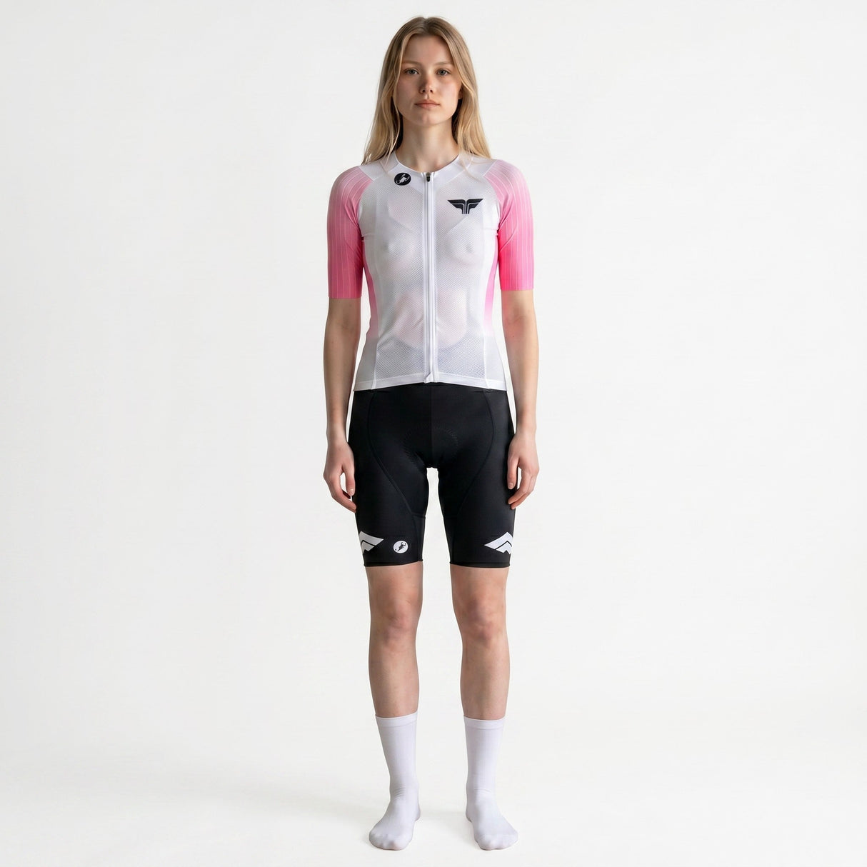 Trifonction triathlon Sanremo 3 TS blanc utra pink femme | Castelli