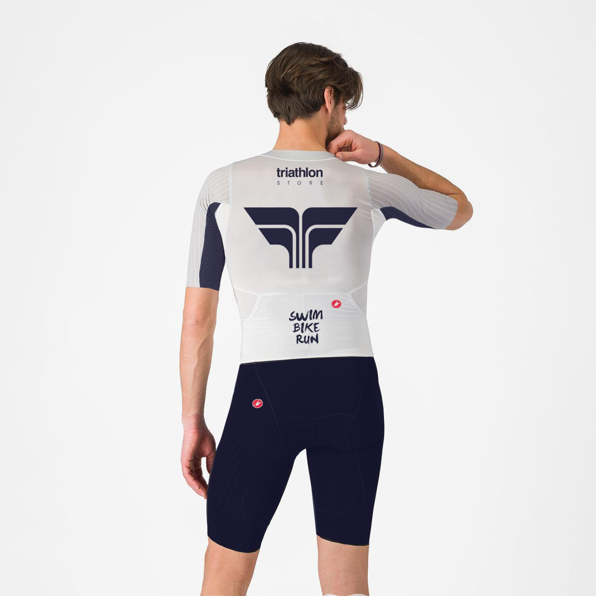 Sanremo 3 TS homme blanc navy | Castelli