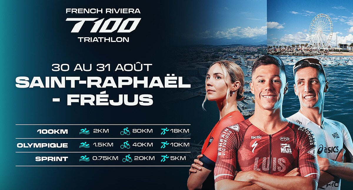 T100 French Riviera Triathlon 2025 à Fréjus : le triathlon débarque sur la Côte d’Azur
