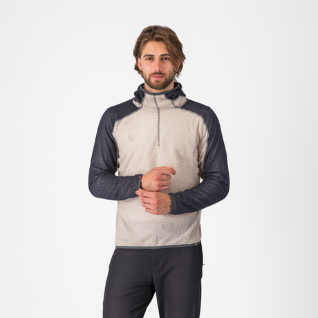 SUDADERA CON CAPUCHA DE FORRO POLAR CASTELLI ALPHA