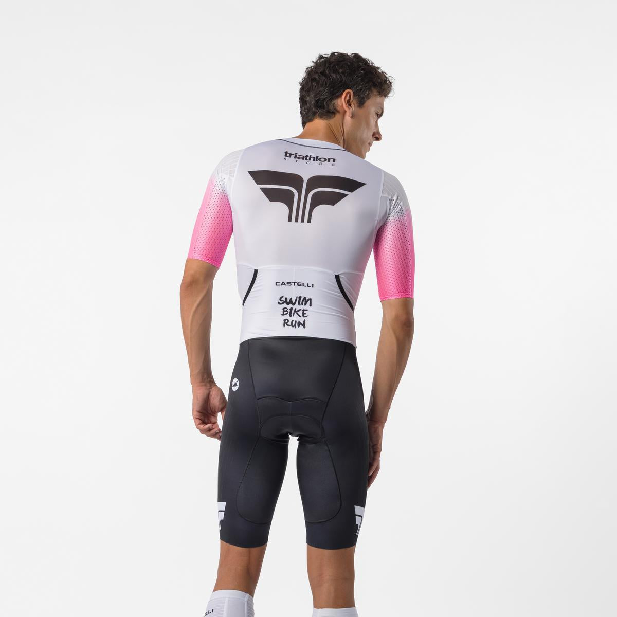 Sanremo 3 TS triathlon trisuit for men white navy | Castelli