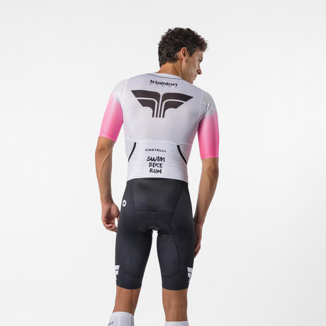 Sanremo 3 TS triathlon trisuit for men white navy | Castelli