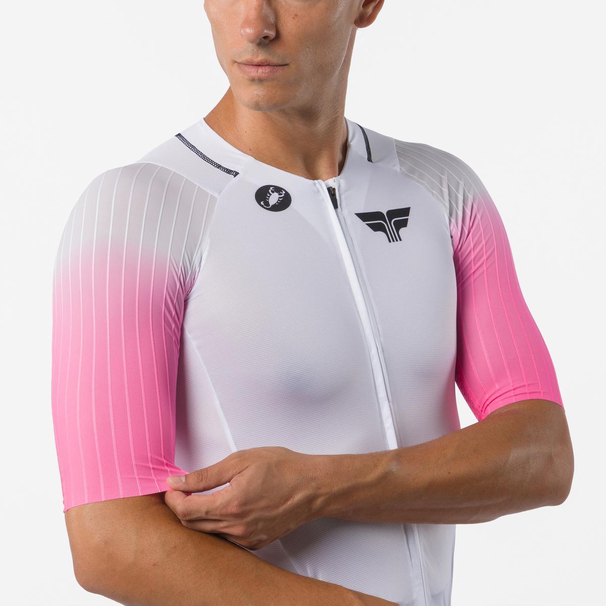 Sanremo 3 TS triathlon trisuit for men white navy | Castelli