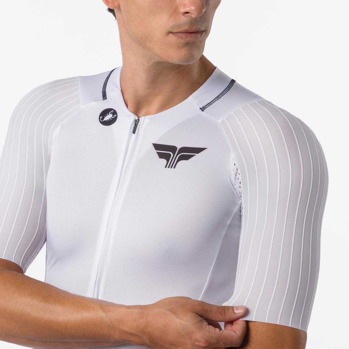 Sanremo 3 TS triathlon trisuit for men white navy | Castelli