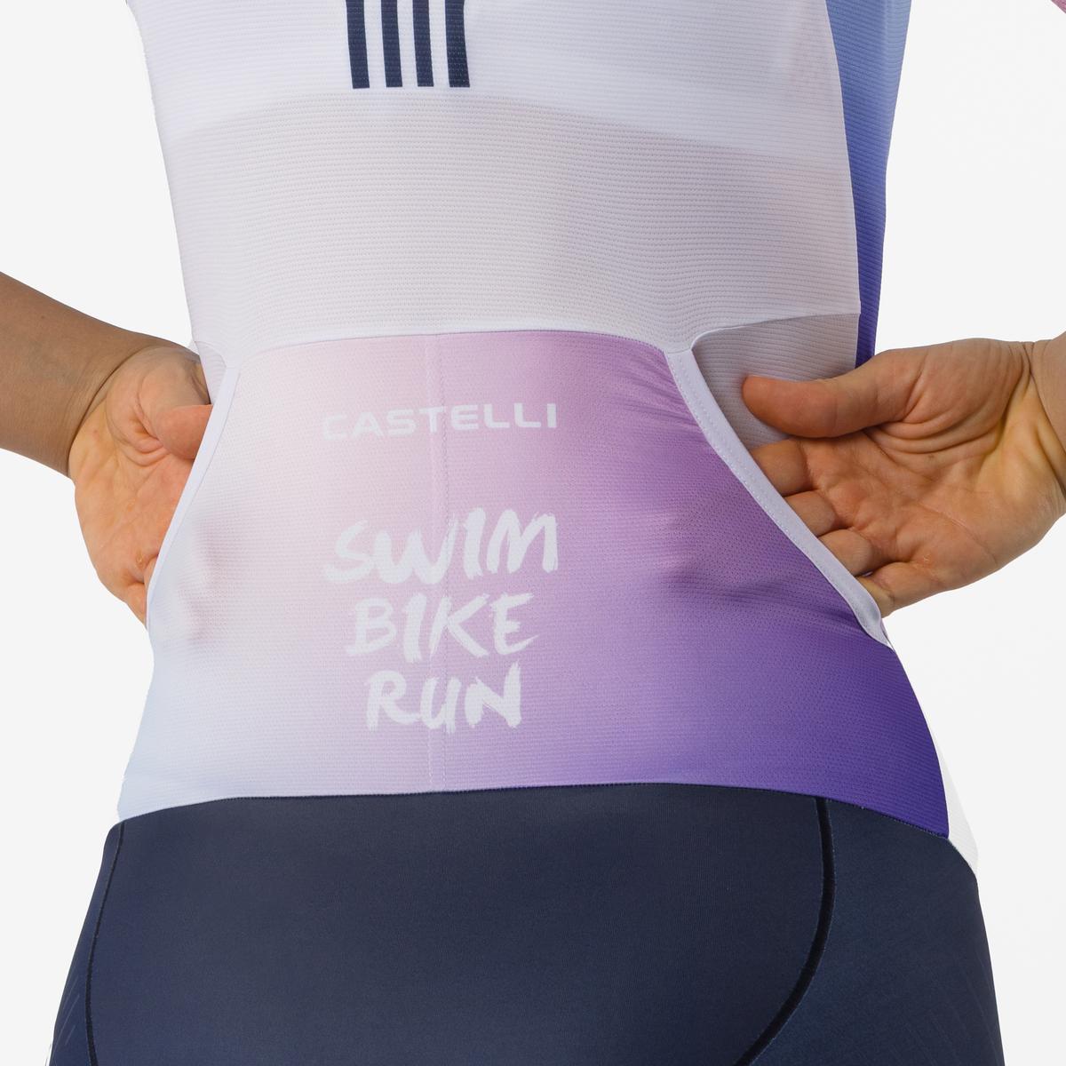 Trifonction triathlon Sanremo 3 TS purple navy femme | Castelli