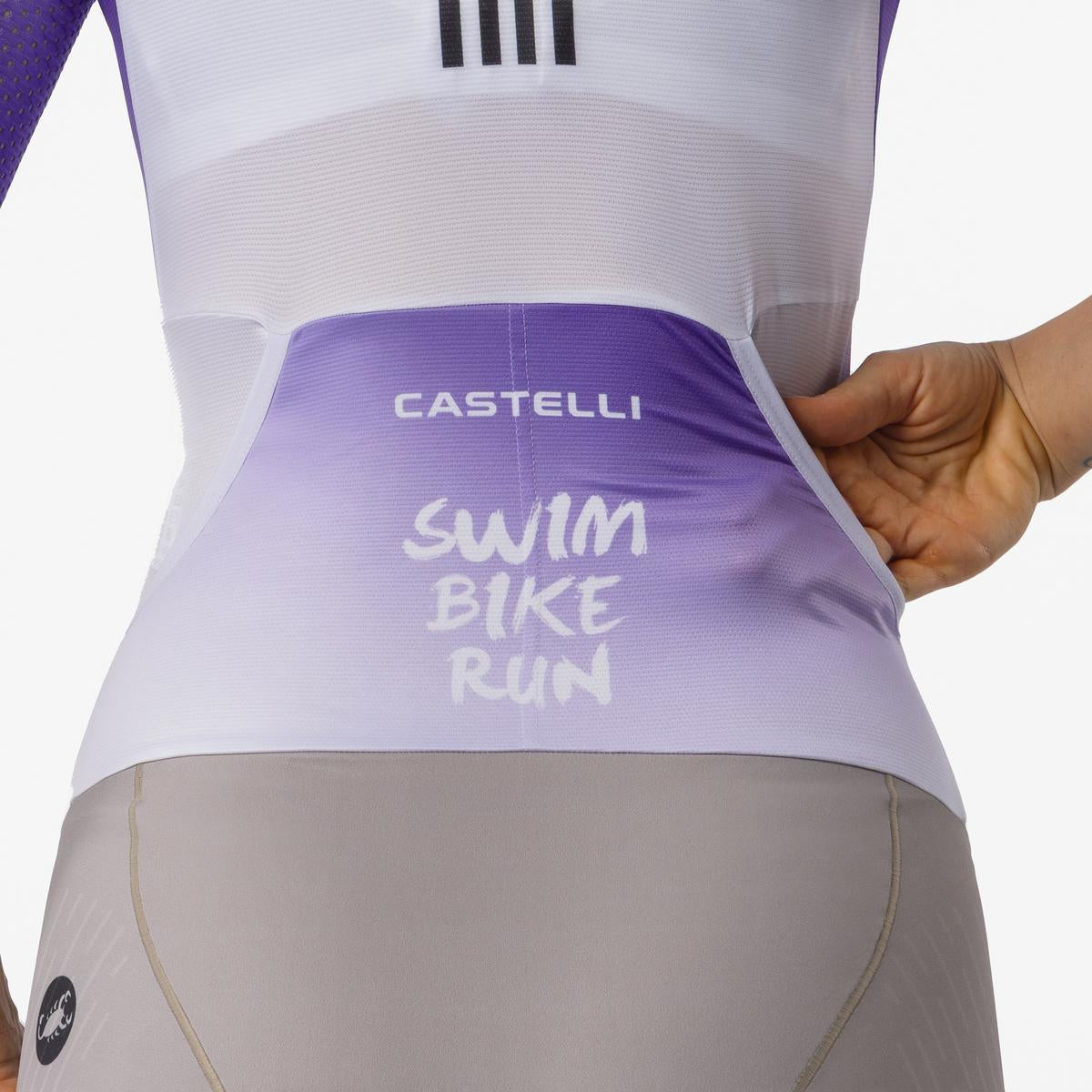 Trifonction triathlon Sanremo 3 TS blanc ultra violet femme | Castelli