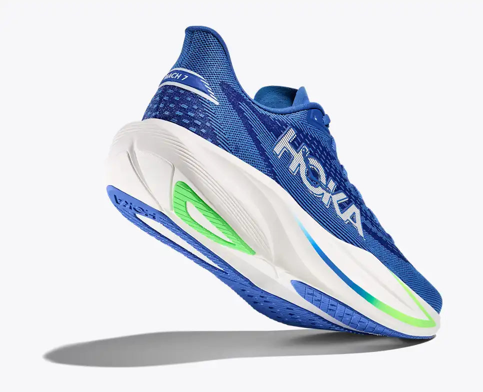 Hoka Mach 6 Men White Virtual Blue