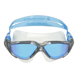 Image Vista Transp. Gris Verres Mirroir Bleu | Aquasphere /// Triathlon Store