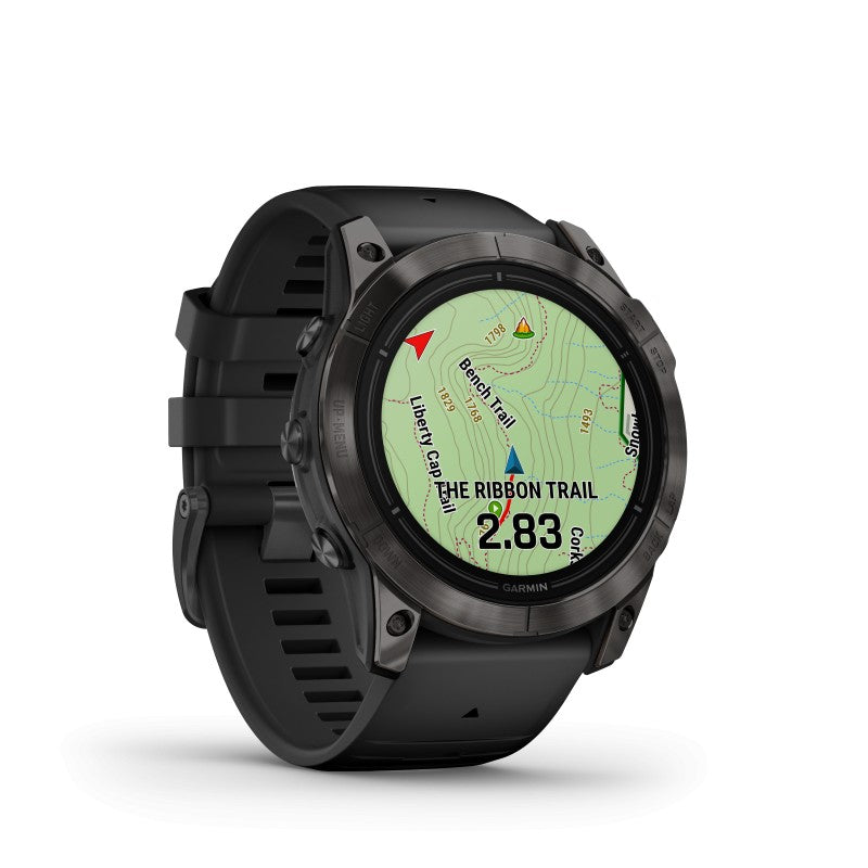 Image Epix Pro Sapphire 51mm Titane Carbon Grey ( Gen 2) | Garmin /// Triathlon Store