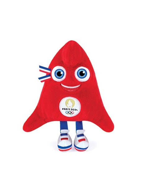 Image Peluche Mascotte Officielle Jeux Olympiques Paris 2024 27 Cm | Doudou Et Compagnie /// Triathlon Store