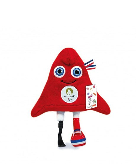 Image Peluche Mascotte Officielle Jeux Paralympiques Paris 2024 25 Cm | Doudou Et Compagnie /// Triathlon Store