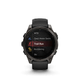 Image Fenix 8 Amoled 47mm Titane Noir | Garmin /// Triathlon Store