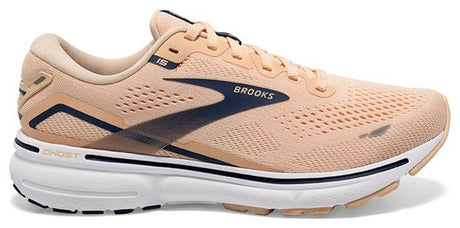 Brooks Ghost 15 Women Apricot Blue White