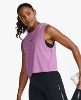 Image Motion Crop Tank - Femme | 2xu /// Triathlon Store
