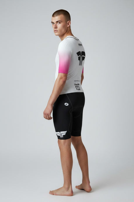 Sanremo 3 TS triathlon trisuit for men white navy | Castelli